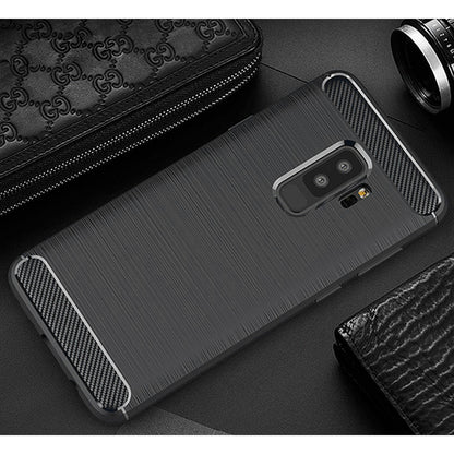 Futrola za Samsung Galaxy S9+ G965, Techsuit, Karbon, Crna
