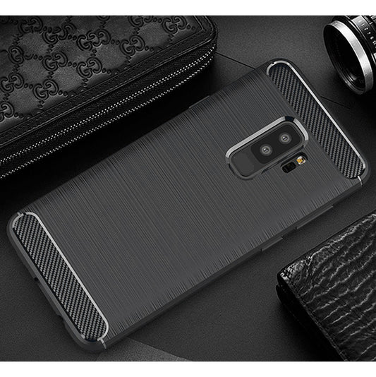 Futrola za Samsung Galaxy S9+ G965, Techsuit, Karbon, Crna