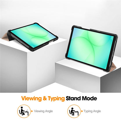 Futrola za Samsung Galaxy Tab A11 / Tab A9, Techsuit, FoldPro, Roze Zlato