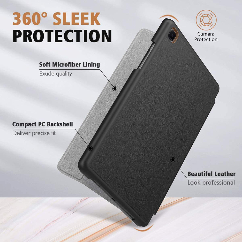 Futrola za Samsung Galaxy Tab A7 10.4 (2020) / Tab A7 10.4 (2022), Techsuit, FoldPro, Crna