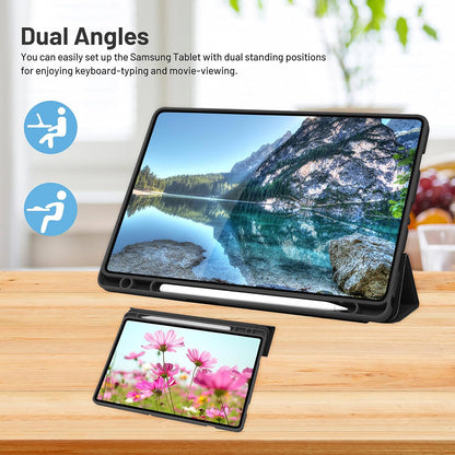 Futrola za Samsung Galaxy Tab A11+ / Tab A9+, Techsuit, Flex Trifold, Plava