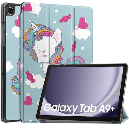 Futrola za Samsung Galaxy Tab A9+, Techsuit, FoldPro Unicorn, Višebojna