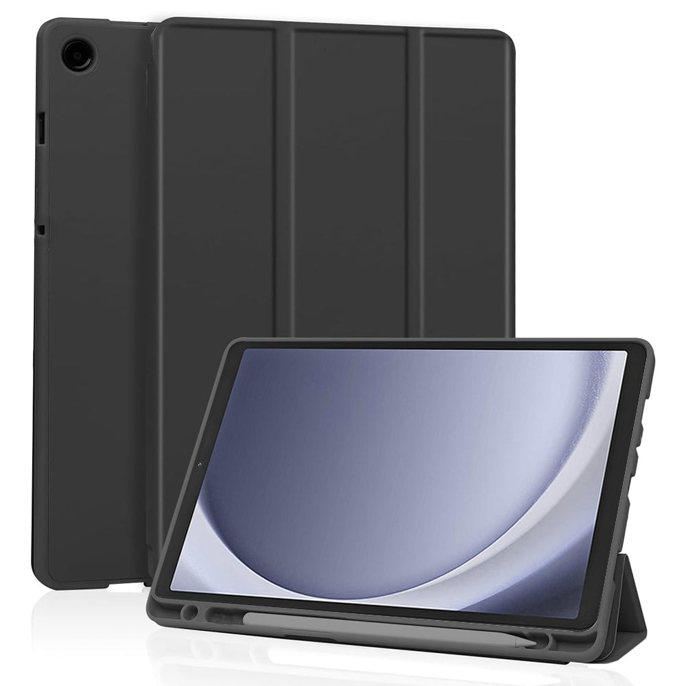 Futrola za Samsung Galaxy Tab A11 / Tab A9, Techsuit, Flex Trifold, Crna