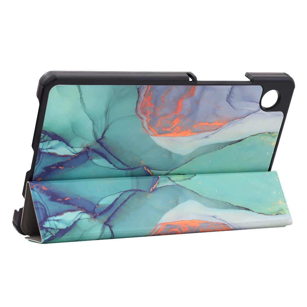 Futrola za Samsung Galaxy Tab A11 / Tab A9, Techsuit, FoldPro Green Time, Šareni