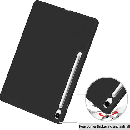 Futrola za Samsung Galaxy Tab S10 FE+, Techsuit, Flex Trifold, Crna