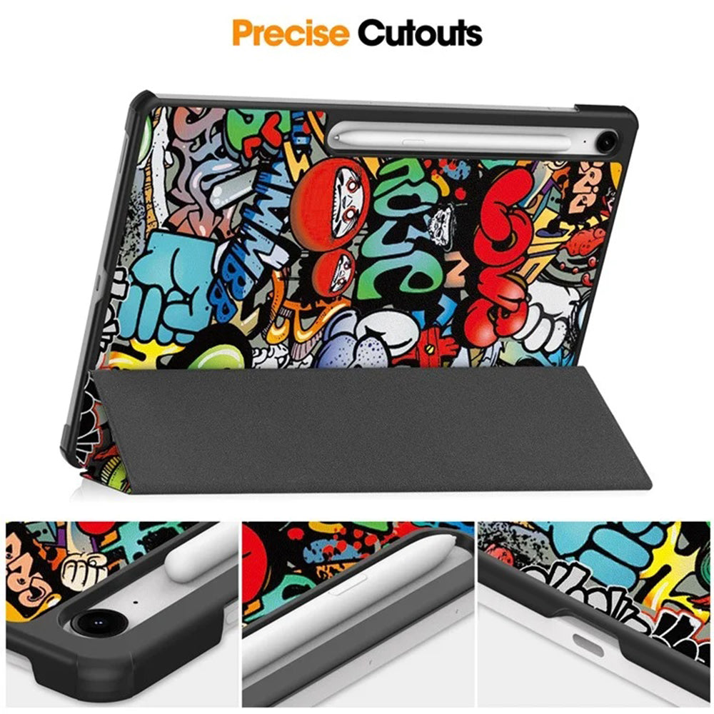 Futrola za Samsung Galaxy Tab S10 FE+, Techsuit, FoldPro Urban Vibe, Višebojna