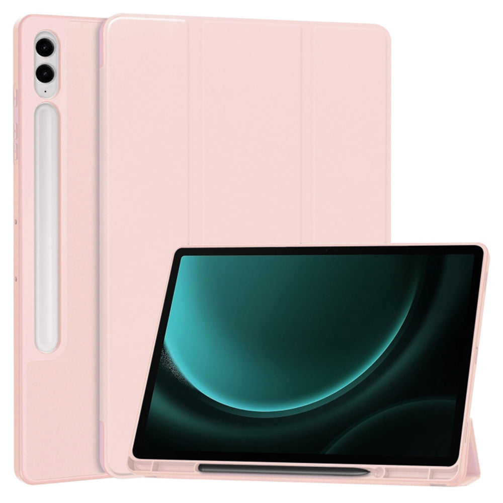 Futrola za Samsung Galaxy Tab S10+ / Tab S9 FE+ / Tab S9+, Techsuit, Flex Trifold, Roze