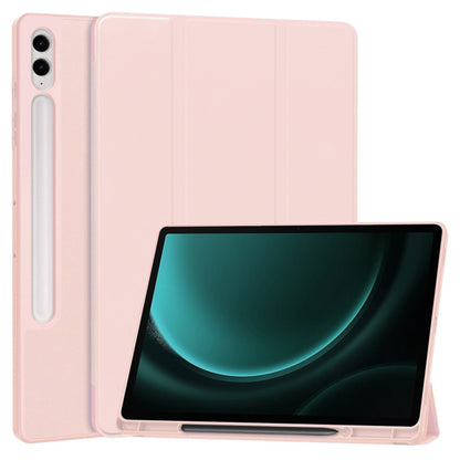 Futrola za Samsung Galaxy Tab S10+ / Tab S9 FE+ / Tab S9+, Techsuit, Flex Trifold, Roze
