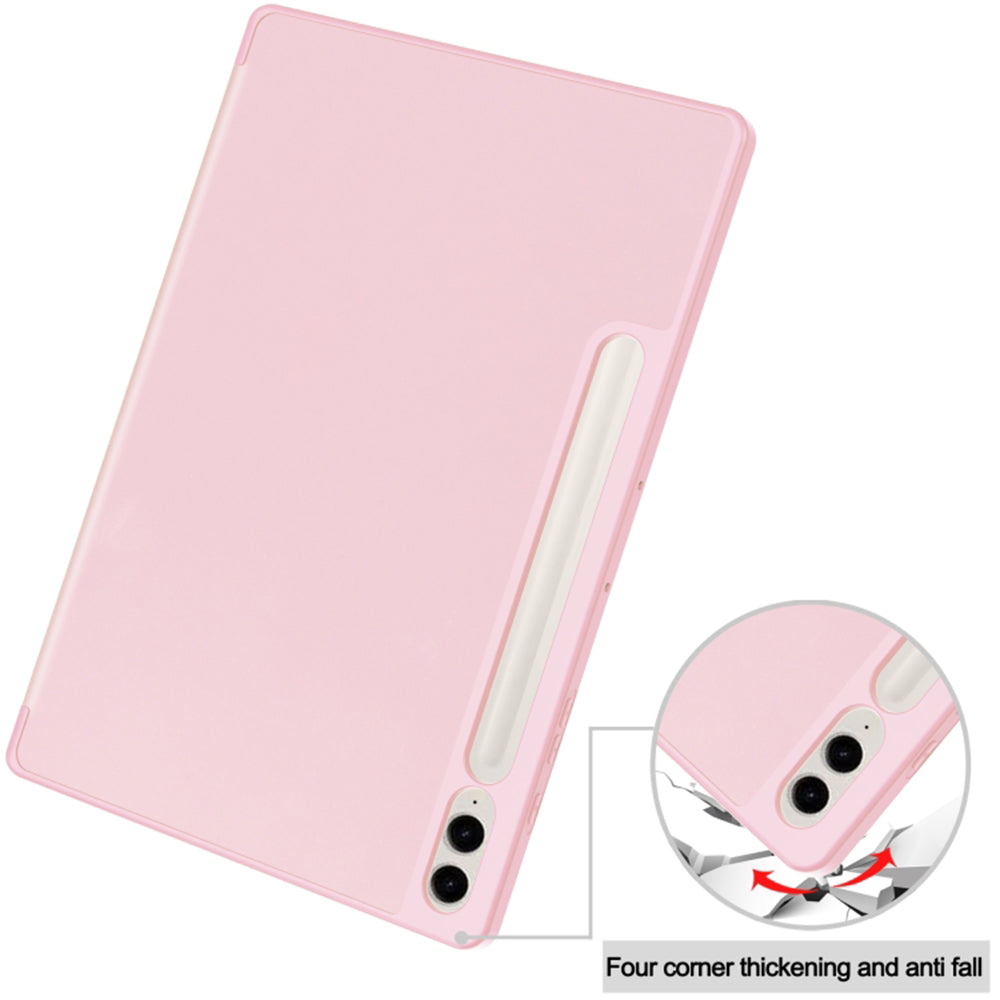 Futrola za Samsung Galaxy Tab S10+ / Tab S9 FE+ / Tab S9+, Techsuit, Flex Trifold, Roze