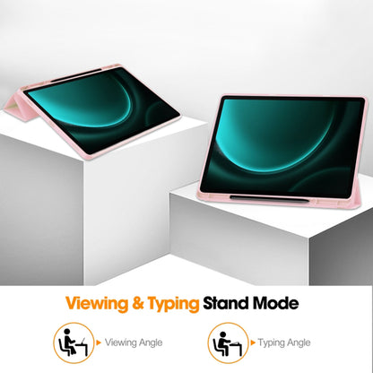 Futrola za Samsung Galaxy Tab S10+ / Tab S9 FE+ / Tab S9+, Techsuit, Flex Trifold, Roze
