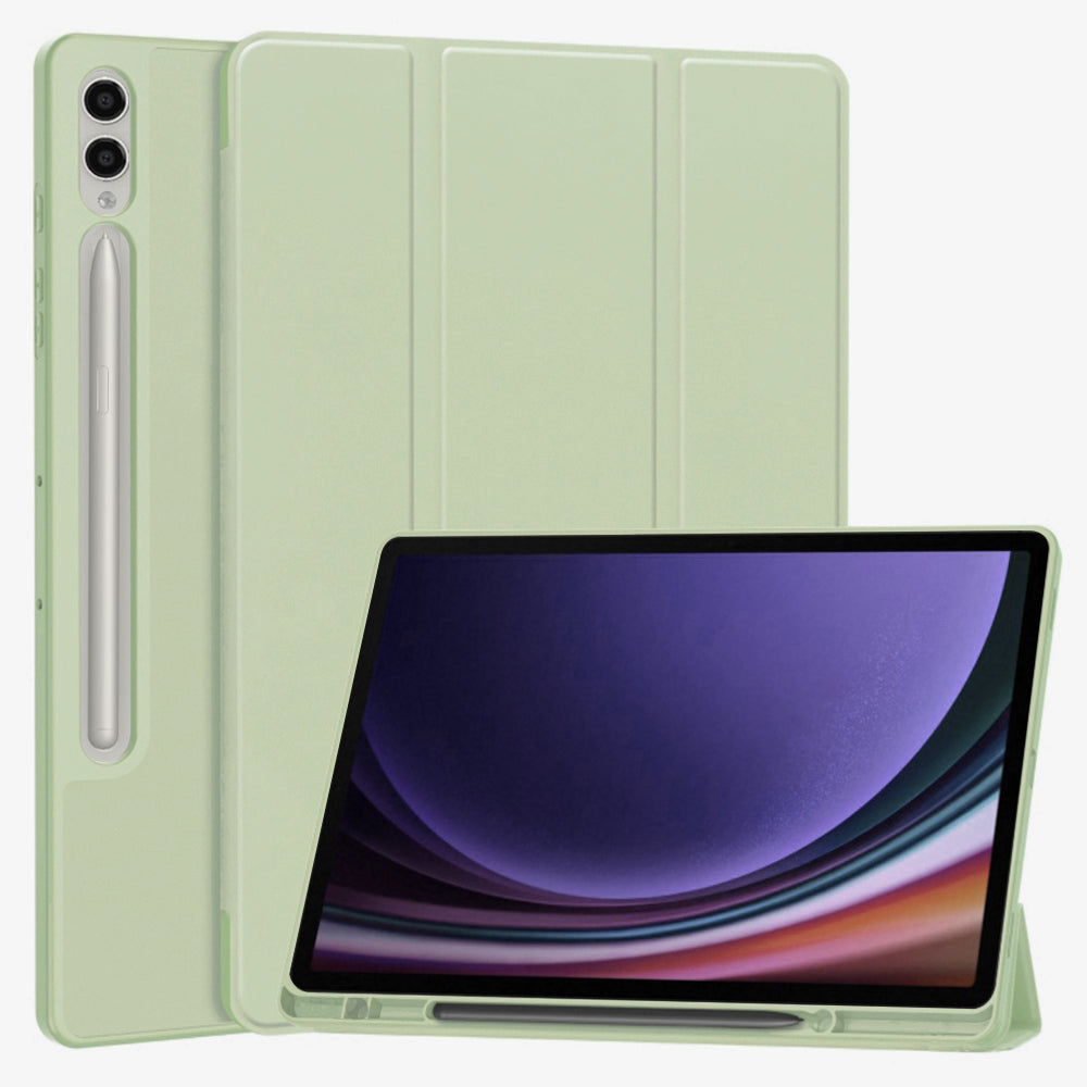 Futrola za Samsung Galaxy Tab S10+ / Tab S9 FE+ / Tab S9+, Techsuit, Flex Trifold, Matcha Zelena