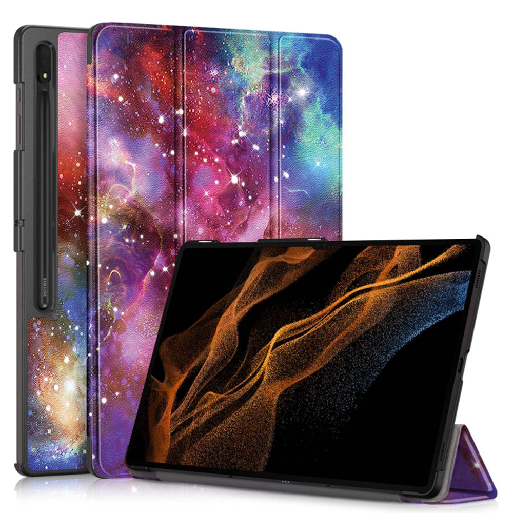 Futrola za Samsung Galaxy Tab S10 Ultra / Tab S9 Ultra / Tab S8 Ultra, Techsuit, FoldPro Galaxy, Multicolor