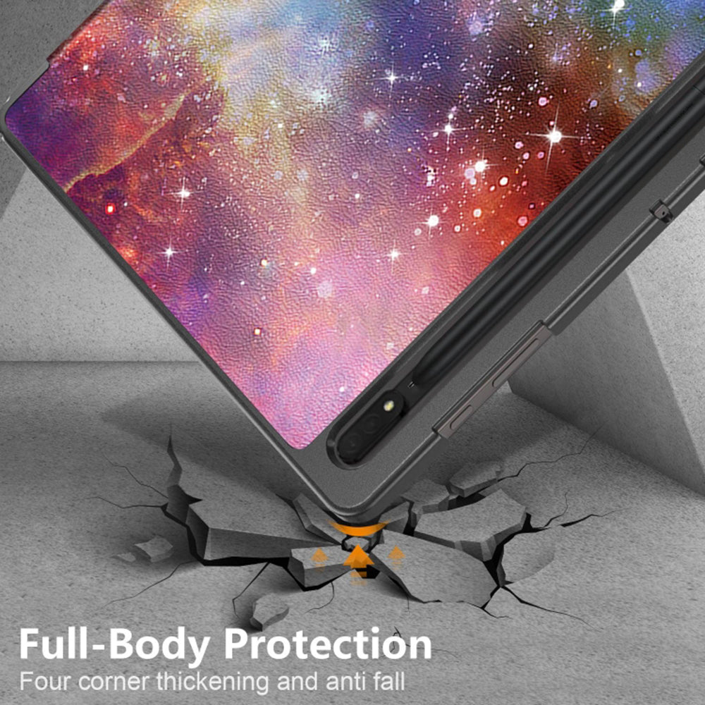 Futrola za Samsung Galaxy Tab S10 Ultra / Tab S9 Ultra / Tab S8 Ultra, Techsuit, FoldPro Galaxy, Multicolor