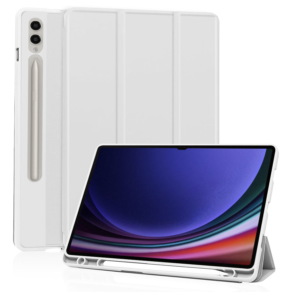 Futrola za Samsung Galaxy Tab S10 Ultra / Tab S9 Ultra, Techsuit, Flex Trifold, Siva