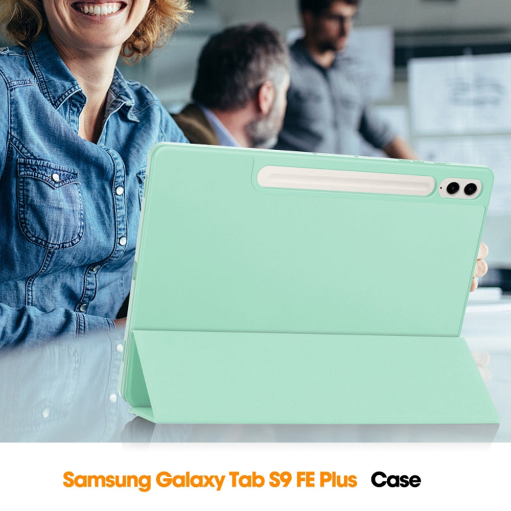 Futrola za Samsung Galaxy Tab S10 Ultra / Tab S9 Ultra, Techsuit, Flex Trifold, Crna