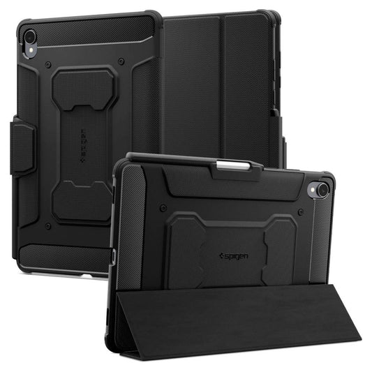 Futrola za Samsung Galaxy Tab S11, Spigen, Rugged Armor Pro, Crna ACS10149