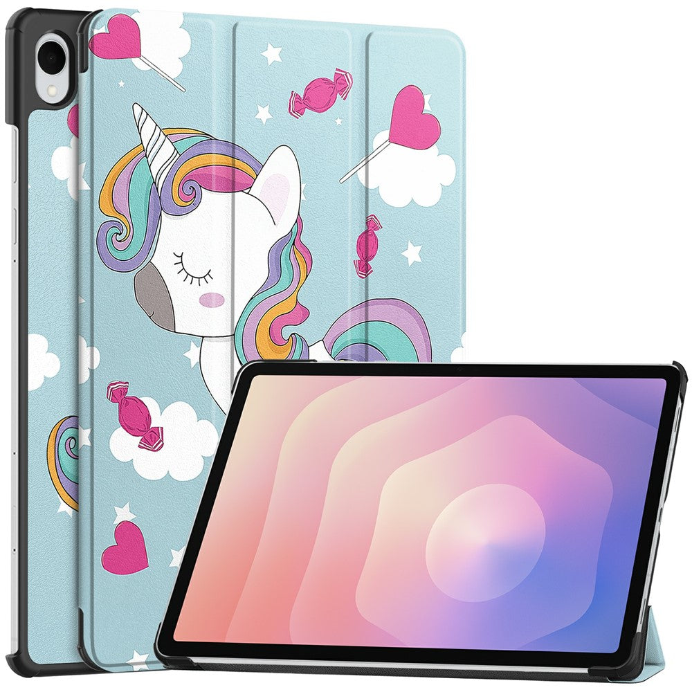 Futrola za Samsung Galaxy Tab S11, Techsuit, FoldPro Unicorn, Višebojna
