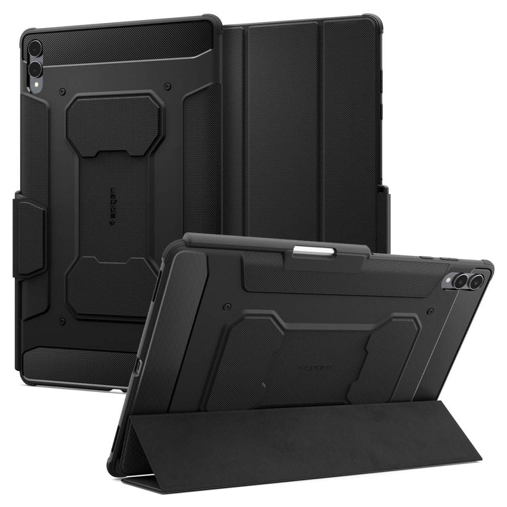Futrola za Samsung Galaxy Tab S11 Ultra, Spigen, Rugged Armor Pro, Crna ACS10150