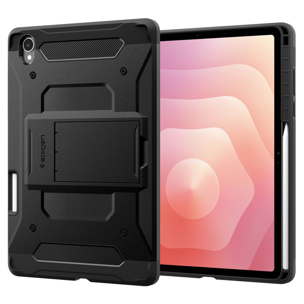 Futrola za Samsung Galaxy Tab S12 Plus, Spigen, Tough Armor Pro, Crna ACS11827