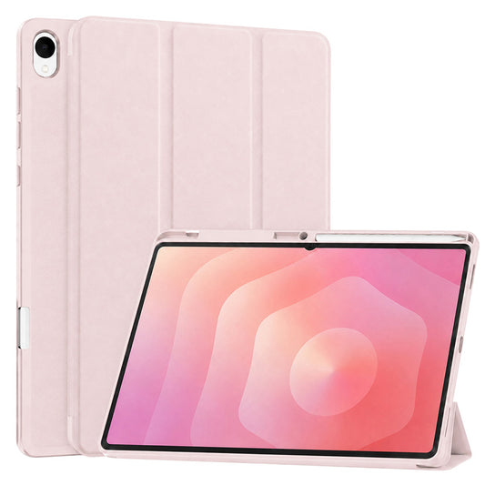 Futrola za Samsung Galaxy Tab S12 Plus, Techsuit, Flex Trifold, Roze