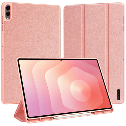 Futrola za Samsung Galaxy Tab S12 Ultra / Tab S11 Ultra, DUX DUCIS, Domo sa držačem za olovku, roze boje