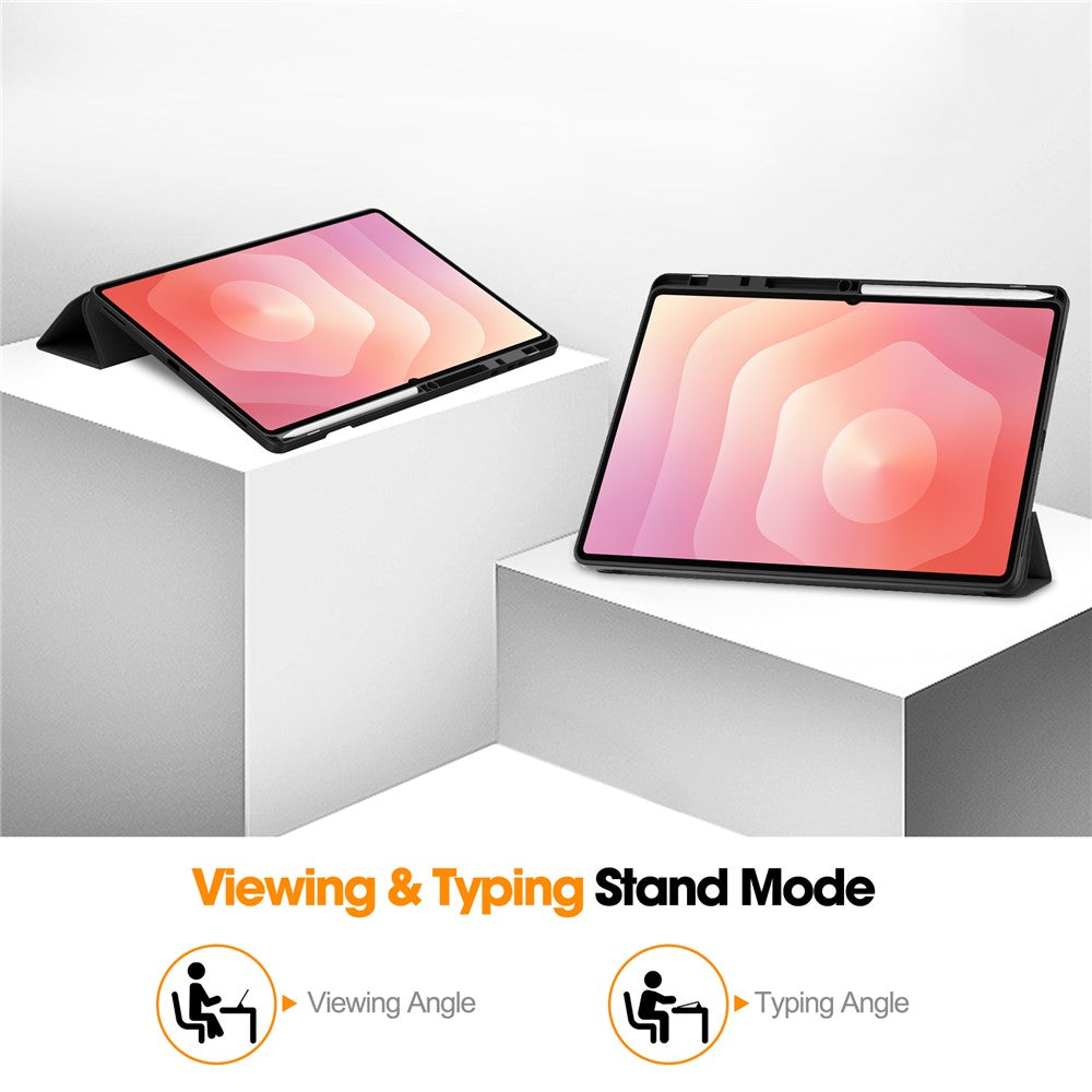 Futrola za Samsung Galaxy Tab S12 Ultra / Tab S11 Ultra, Techsuit, Flex Trifold, Ljubičasta