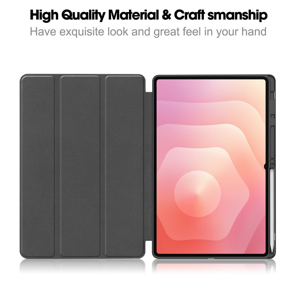 Futrola za Samsung Galaxy Tab S12 Ultra / Tab S11 Ultra, Techsuit, Flex Trifold, Roze
