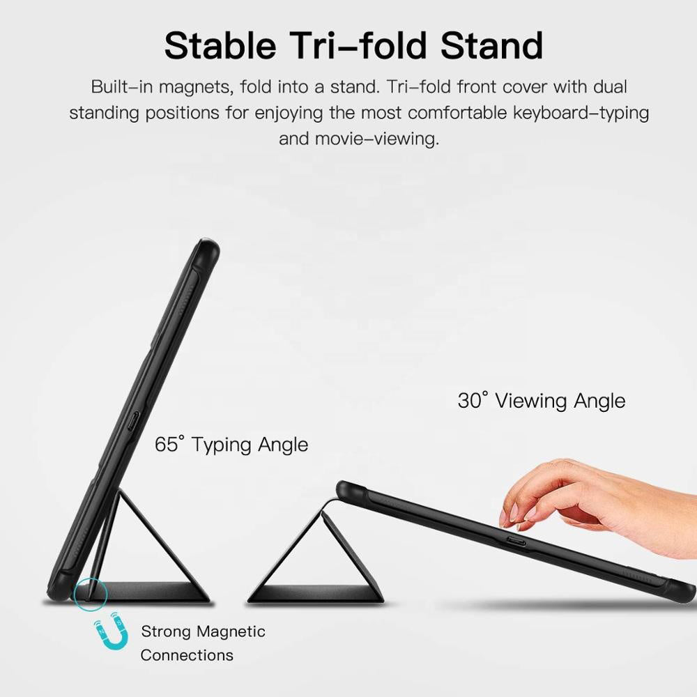 Futrola za Samsung Galaxy Tab S5e, Techsuit, FoldPro, Crna