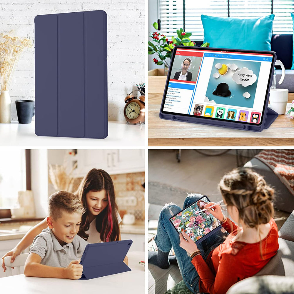 Futrola za Samsung Galaxy Tab S6 Lite (2024) / Tab S6 Lite (2022) / Tab S6 Lite (2020), Techsuit, Flex Trifold, Teget