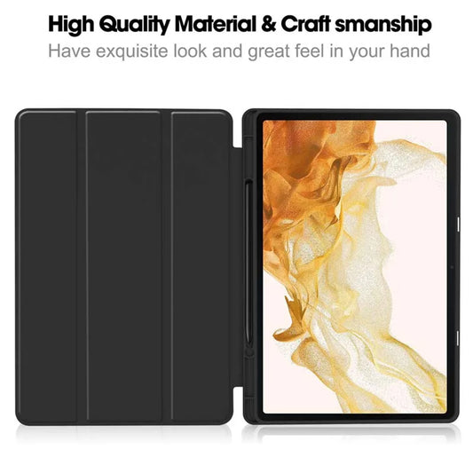 Futrola za Samsung Galaxy Tab S8+ / Tab S7+, Techsuit, Flex Trifold, Crna