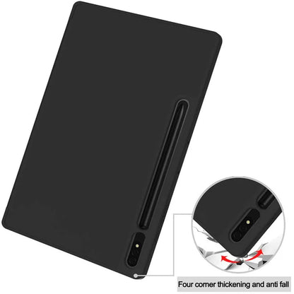 Futrola za Samsung Galaxy Tab S8+ / Tab S7+, Techsuit, Flex Trifold, Crna