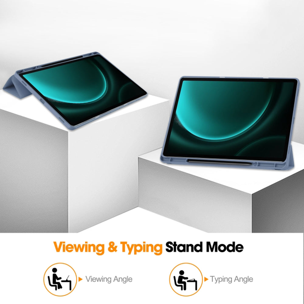 Futrola za Samsung Galaxy Tab S9 FE+, Techsuit, Flex Trifold, Teget