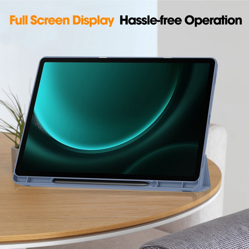 Futrola za Samsung Galaxy Tab S9 FE+, Techsuit, Flex Trifold, Teget