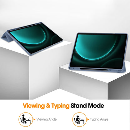 Futrola za Samsung Galaxy Tab S9 FE+, Techsuit, Flex Trifold, Ljubičasta