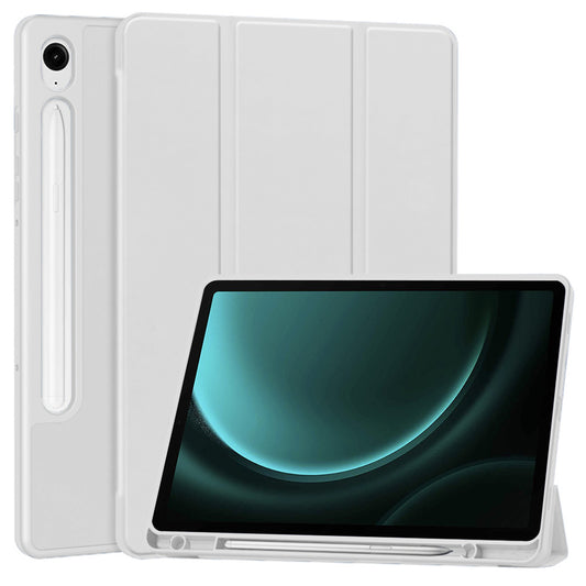 Futrola za Samsung Galaxy Tab S10 FE / Tab S9 FE / Tab S9, Techsuit, Flex Trifold, Siva