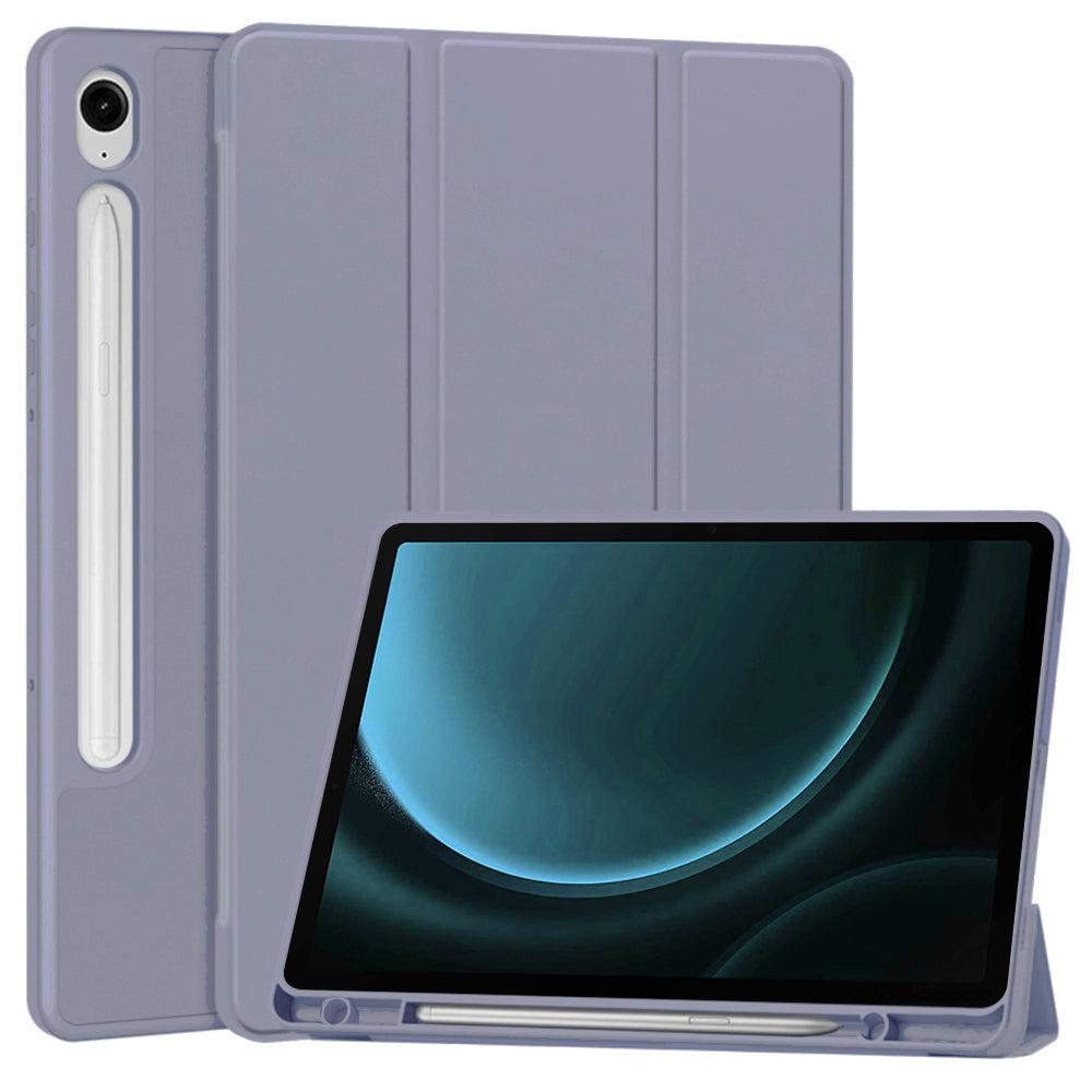 Futrola za Samsung Galaxy Tab S9 FE / Tab S9 / Tab S10 FE, Techsuit, Flex Trifold, Ljubičasta