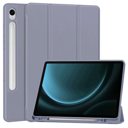 Futrola za Samsung Galaxy Tab S9 FE / Tab S9 / Tab S10 FE, Techsuit, Flex Trifold, Ljubičasta