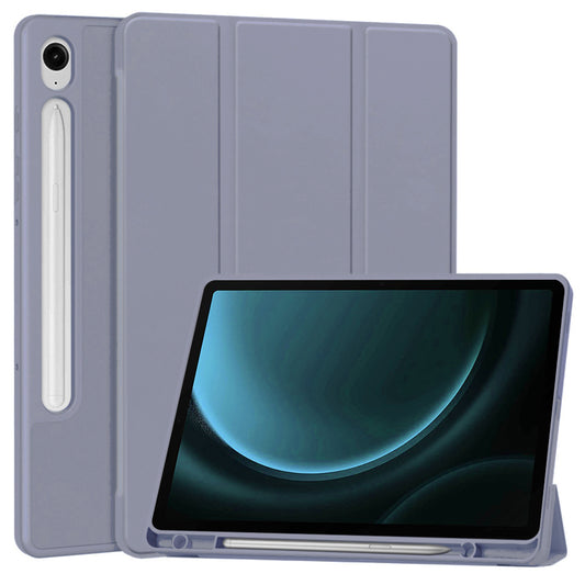 Futrola za Samsung Galaxy Tab S9 FE / Tab S9 / Tab S10 FE, Techsuit, Flex Trifold, Ljubičasta