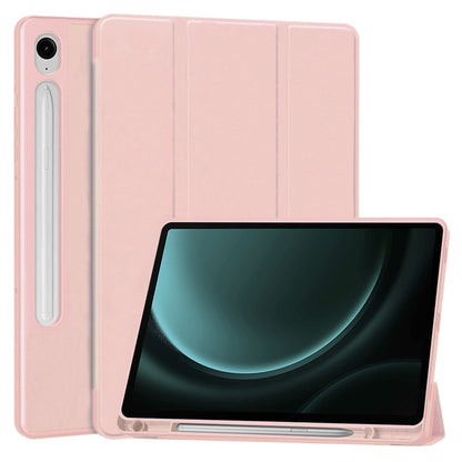 Futrola za Samsung Galaxy Tab S9 FE / Tab S9 / Tab S10 FE, Techsuit, Flex Trifold, Roze