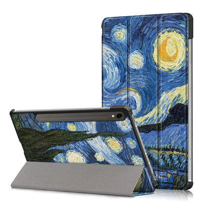 Futrola za Samsung Galaxy Tab S9 FE / Tab S9 / Tab S10 FE, Techsuit, FoldPro Starry Night, Multicolor