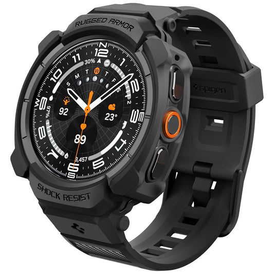 Futrola Spigen Rugged Armor Pro za Samsung Galaxy Watch Ultra2, Crna Mat ACS11612