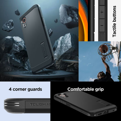 Futrola za Samsung Galaxy Xcover7 G556, Spigen, Tough Armor, Crna ACS07505