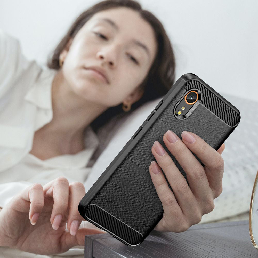 Futrola za Samsung Galaxy Xcover7 G556, Techsuit, Karbon, Crna