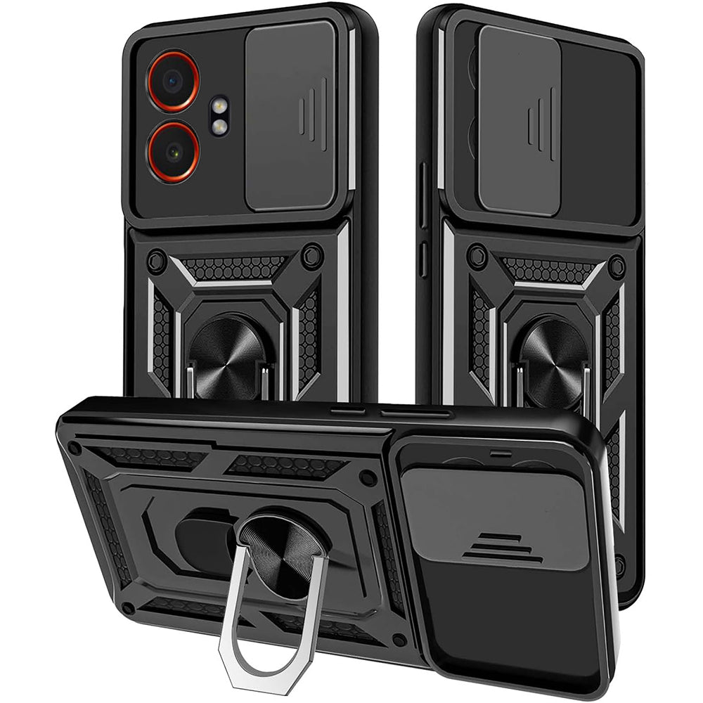 Futrola za Samsung Galaxy XCover7 Pro, Techsuit, CamShield, Crna
