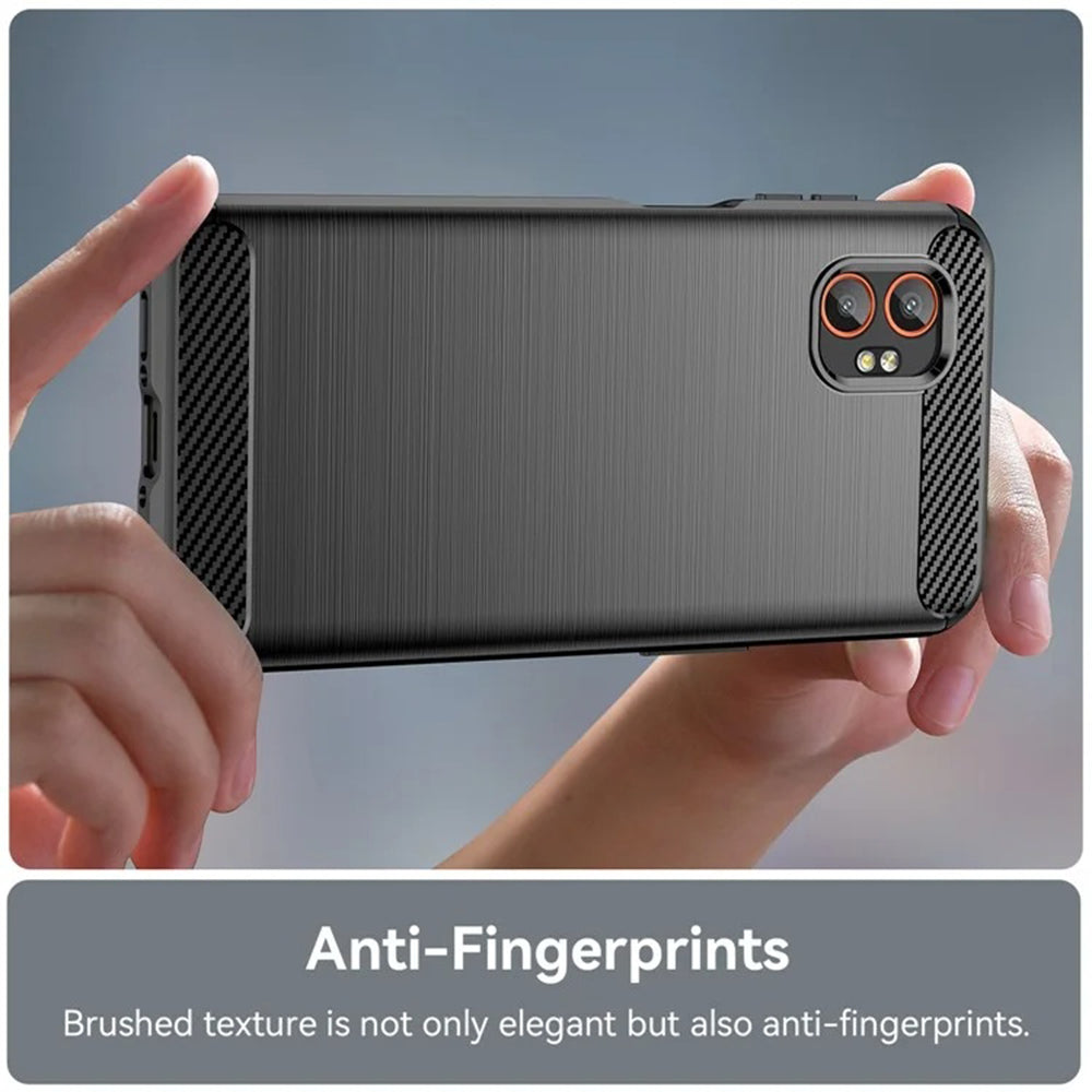 Futrola za Samsung Galaxy XCover7 Pro, Techsuit, Karbon, Crna