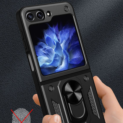 Futrola za Samsung Galaxy Z Flip5 F731, Techsuit, CamShield, Crna