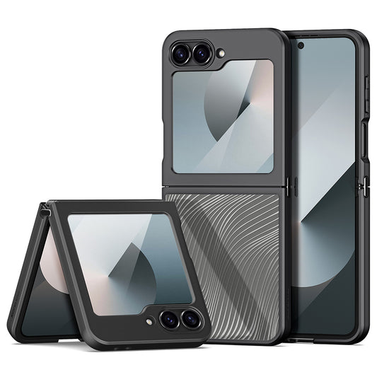 Futrola za Samsung Galaxy Z Flip6 F741, DUX DUCIS, Aimo, Crna