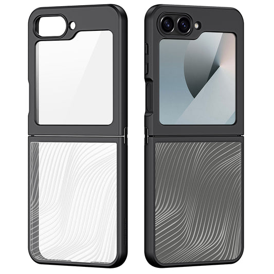 Futrola za Samsung Galaxy Z Flip6 F741, DUX DUCIS, Aimo, Crna