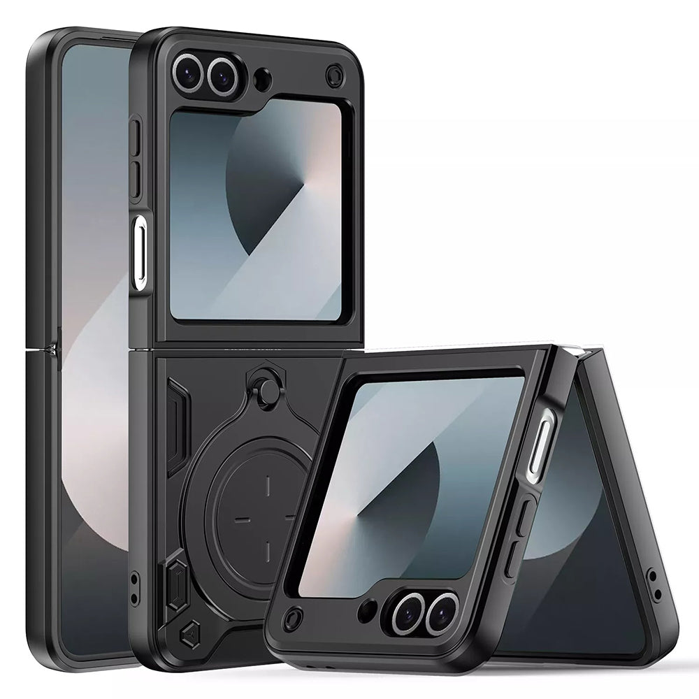 Futrola za Samsung Galaxy Z Flip7 FE F761 / Z Flip6 F741, Techsuit, CamGuard Pro, Crna