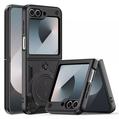 Futrola za Samsung Galaxy Z Flip7 FE F761 / Z Flip6 F741, Techsuit, CamGuard Pro, Crna
